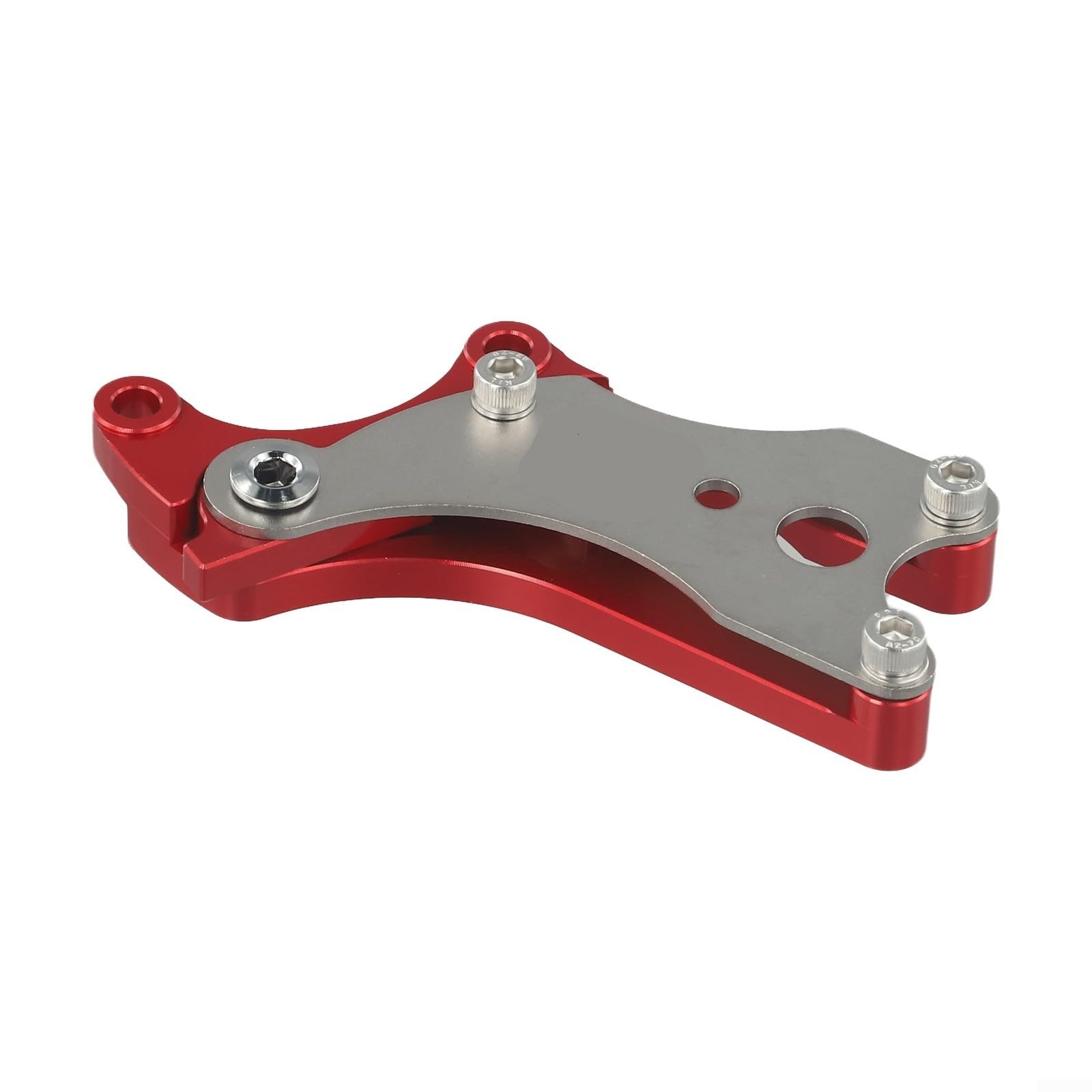 Bicycle Disc Brake Conversion Kit Install Disc Brakes on Non Compatible Frames with Aluminum Alloy Adaptor Bracket (Red)