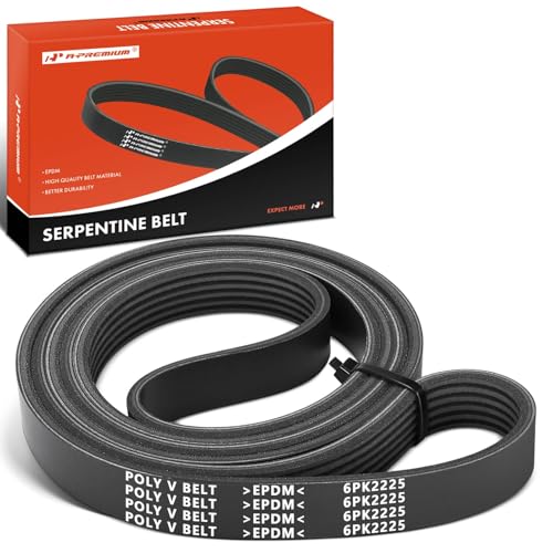 A-Premium 87.57 Inch Engine Serpentine Belt Compatible with Jeep Wrangler 2012-2017, Wrangler JK & Mercedes-Benz C280, GLK350, GLE350, GLE400, ML350 & Chevrolet P30 & GMC P3500 & Mitsubishi Raider