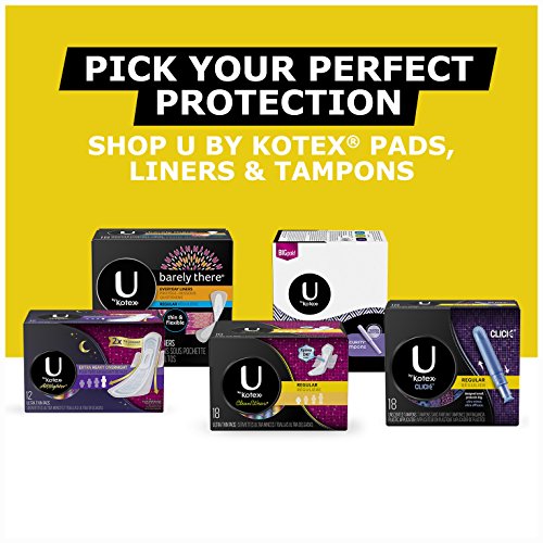 Image of U by Kotex Sanitary Napkin, Allnighter Overnight Ultra Thin, 40 Pads