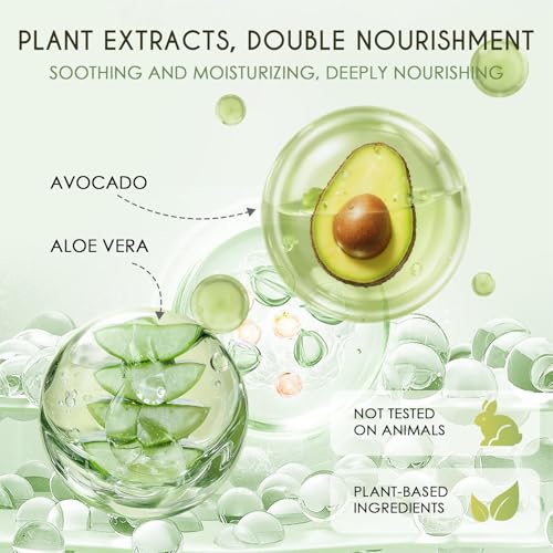 Foot Peel Mask 2 Pairs(Avocado + Aloe vera),Exfoliating foot skin mask is suitable for hard skin,peeling socks, A gift for women and men,Gentle and Moisturizing formula, Remove dead skin and repair he - Image 3