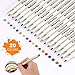 Produktbild Morfone Metallic Marker Stifte,20 Farben Permanent Metallischen Marker pens für Kartenherstellung DIY Fotoalbum Gästebuch Gebrauch auf irgendeiner Papier, Glas, Kunststoff, Keramik, Stein, Holz(1MM)
