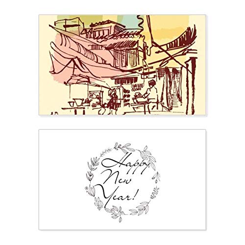 Tarjeta conmemorativa de Año Nuevo: Diseño de Tailandia de Alta Calidad