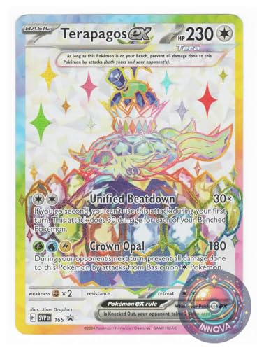 Pokemon - Terapagos ex 165 - Full Art - Terapagos Ultra Premium Collection Promo Card Exclusive