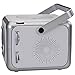 Jensen FM Stereo CD555 Bluetooth Boombox, Silver, 7.00 x 9.75 x 6.00 inches