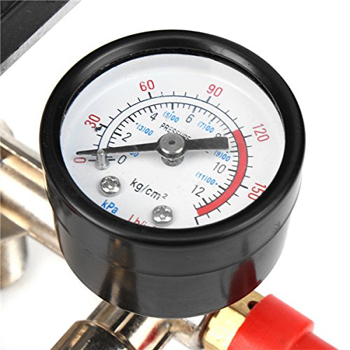 90-120 Psi sprężarka powietrza EsportsMJJ zawór regulacyjny rozdzielacz regulator Gauge
