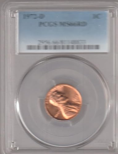 1972 D Lincoln Memorial Penny PCGS MS66RD