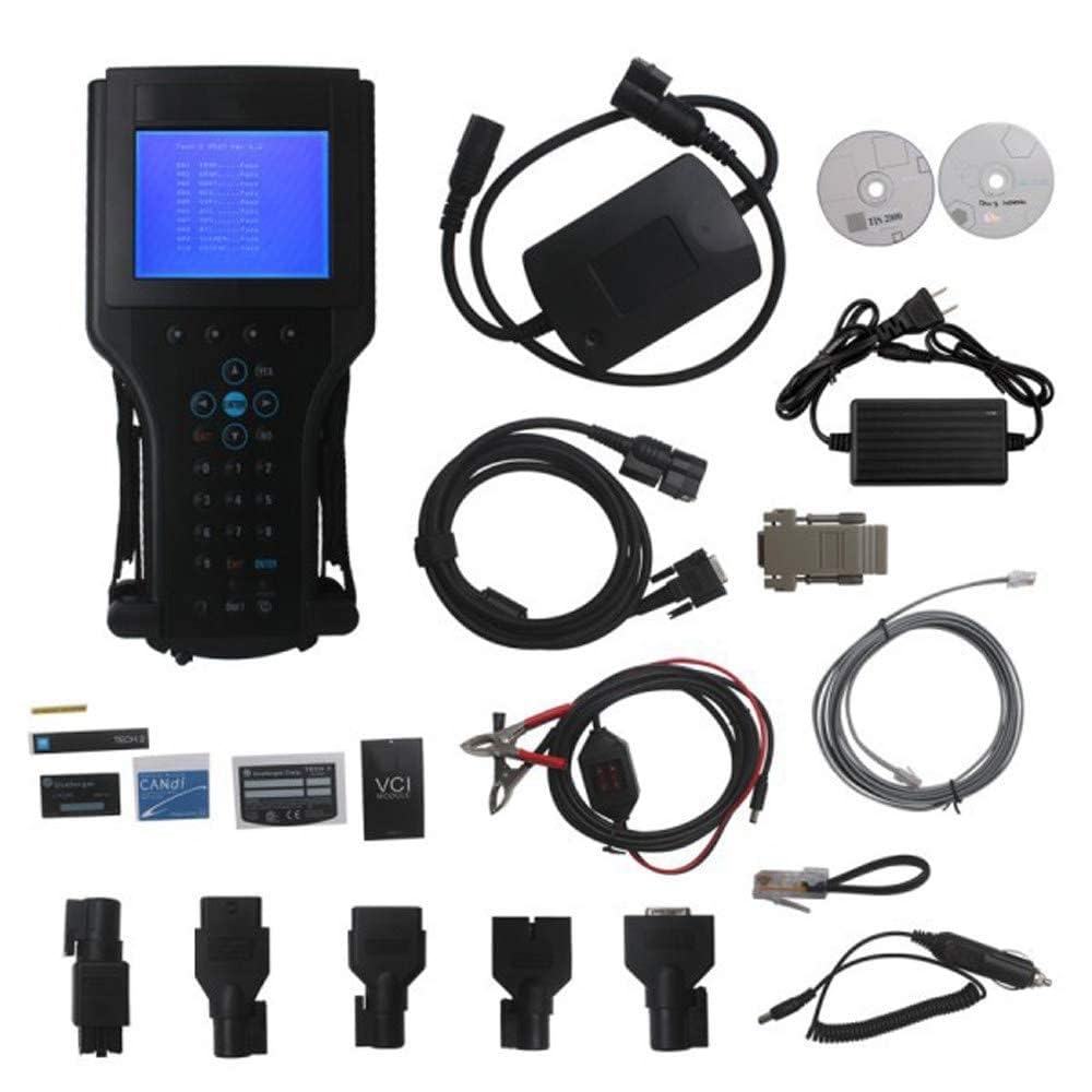 Auto Flash Tester OBD2 Narzędzie Diagnostyczne dla (Oprogramowanie modelu dla GM Tech2 Tech 2 II), 1998 1999 2000 2001 2002 2003 2004 2005 2006 2007 2008-2011 2 x SAABAB -niemiecki