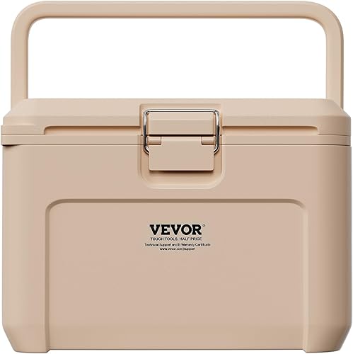 Miniatura 9 de VEVOR Portable Cooler,Hard Cooler with Ice Retention, Heavy-Duty Handles and Strap, Lightweight Rigid Material Insulated Portable Cooler, Suitable