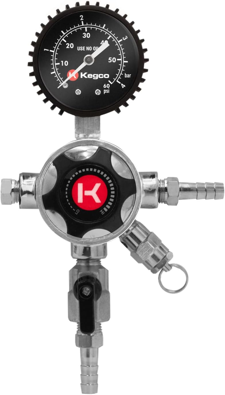 Kegco Elite Series Single Product Secondary Regulator