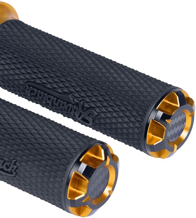 Advanblack AXION Performance Grips, Cable Throttle Hand Grips Compatible with Harley Touring Road Glide Street Glide, Softail