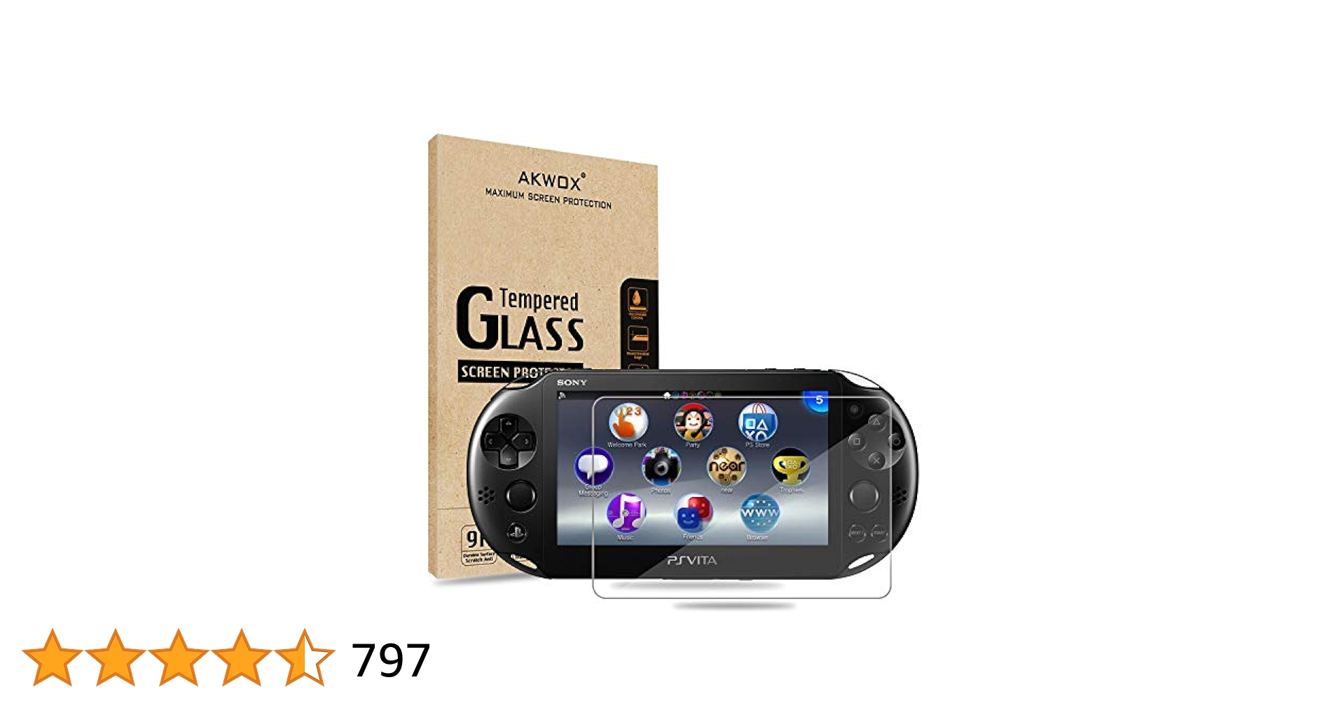 Amazon.com: (Pack of 2) Screen Protector for PS Vita 2000