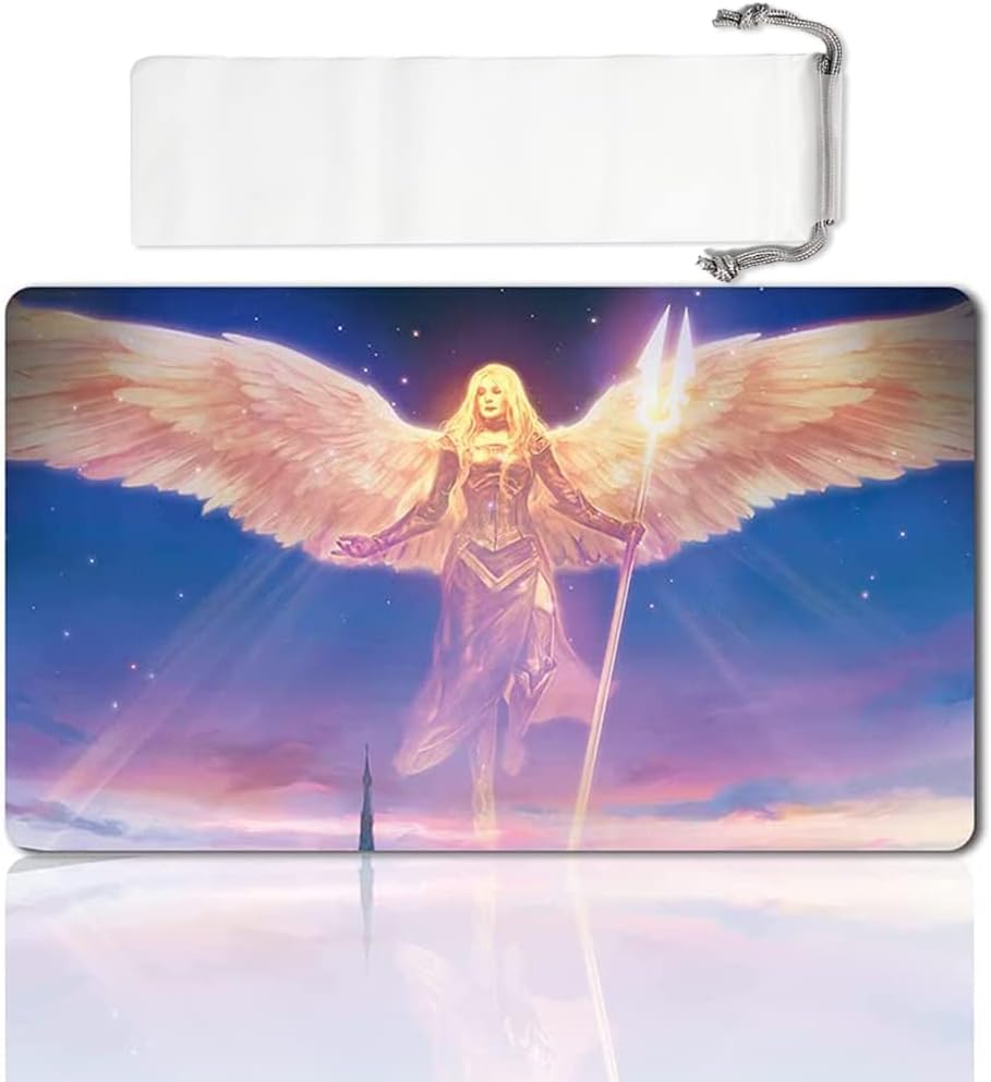 LIUYANZE Juego de mesa TCG Playmat tamaño 23.6 x 13.8 in, alfombrilla de mouse compatible con MTG CCG RPG juego de cartas coleccionables (AVACYN, Angel of Hope(1)) (20211206) Colombia