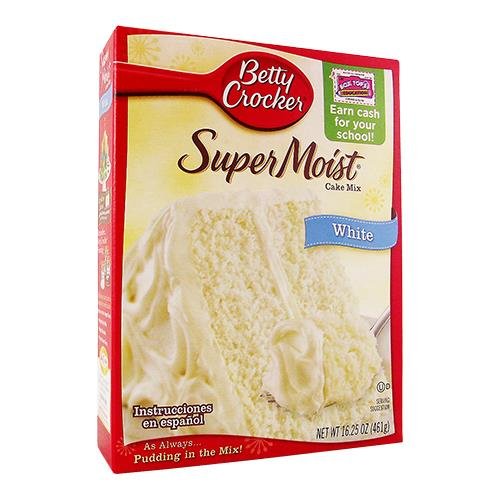Betty Crocker Super Moist White Cake Mix 16.25 oz (461g) Cover