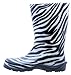 Sloggers 5006ZE07 Rain and Garden Boot with Comfort Insole, Zebra Print, Size 7