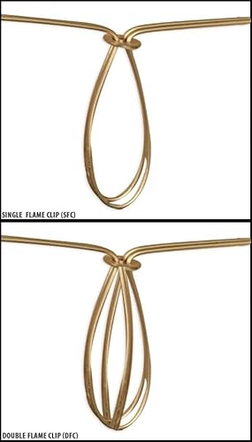 Miniatura 2 de Royal Designs - Lámpara de araña de campana roja de 5 pulgadas, 3 x 5 x 4.5 pulgadas (DCS-201RED)