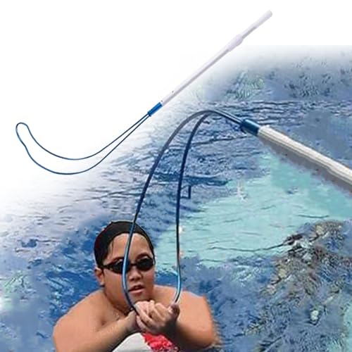 Pértiga telescópica de rescate con gancho de aluminio naval para piscinas 2