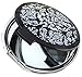 Reflections Elegant Black-and-White Mirror Compact