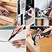 WORKPRO Pink Tool Set with 3.7V Rotatable Electric Screwdriver, 18PCS Portable Ladies Home Tool Kit with Toolbox, Cordless Electric Screwdriver Kit, Household tool kit for Dorm, Apartment -Pink Ribbon