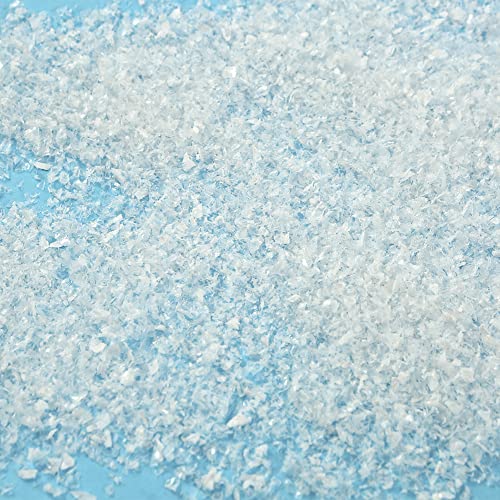 Sattiyrch Artificial Snow 9.3 Ounces Fake Snow Flakes For Christmas Tree,Sparkling White Dry Plastic Snow For Winter Holiday Decor #TOP2
