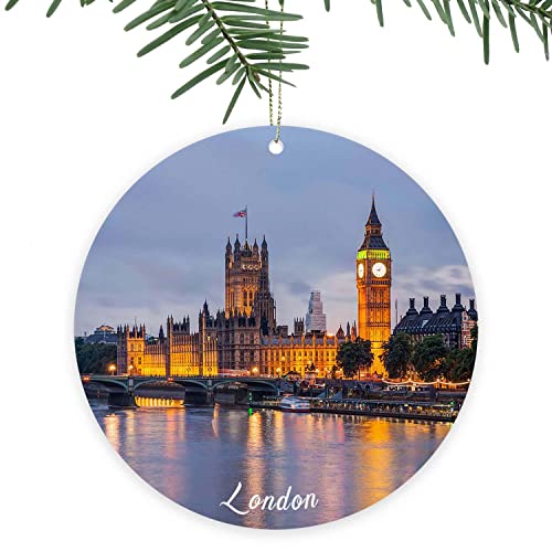 London Christmas Ornament Big