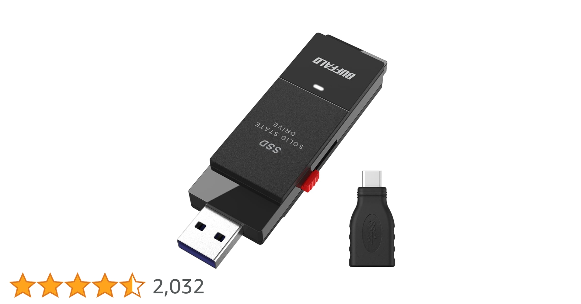 Amazon | バッファロー SSD 外付け 2.0TB USB3.2 Gen2 読込速度600MB Amazon | バッファロー SSD 外付け 2.0TB USB3.2 Gen2 読込速度600MB