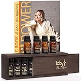 Essential Oils 100% Pure & Natural Aromatherapy Oils Top 8 Gift Set - Bergamot, Lavender, Tea Tree, Peppermint, Lemon, Eucalyptus, Orange, Rosemary