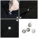 80 Pieces Stainless Steel Fastener Snap Set, Include Button Stud Socket and Eyelet, Marine Grade, 5/8 Inch Cap