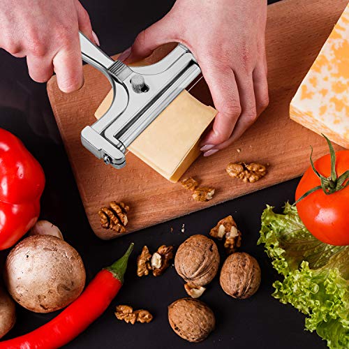 Cortador de queso de acero inoxidable con grosor ajustable y cable 7