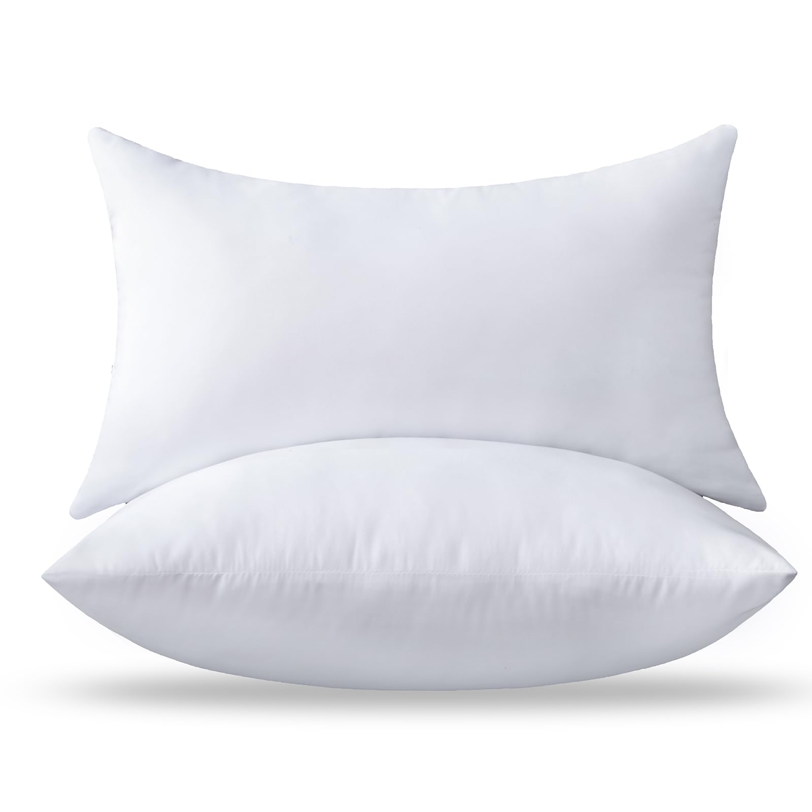 OTPIPCS 2er Set Kissenfüllung 30x50 cm - Hochwertige Innenkissen für Sofakissen, Dekokissen, Kopfkissen und Zierkissen - Atmungsaktive Füllung für Sofa, Couch und Wohnzimmer, weiße