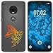 Produktbild PhoneNatic Case kompatibel mit Motorola Moto G7 Silikon-Hülle Floral Fuchs M1-2