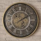Wemily 24 Inch Antique Bronze Industrial Steampunk...