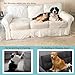 Evelots Clear Couch Cover - Thick Heavy Duty Vinyl 3 Seat Sofa Cover for Protection Against Cat & Dog Clawing - Stain & Dust Protector - Waterproof Slipcover for Moving & Storage