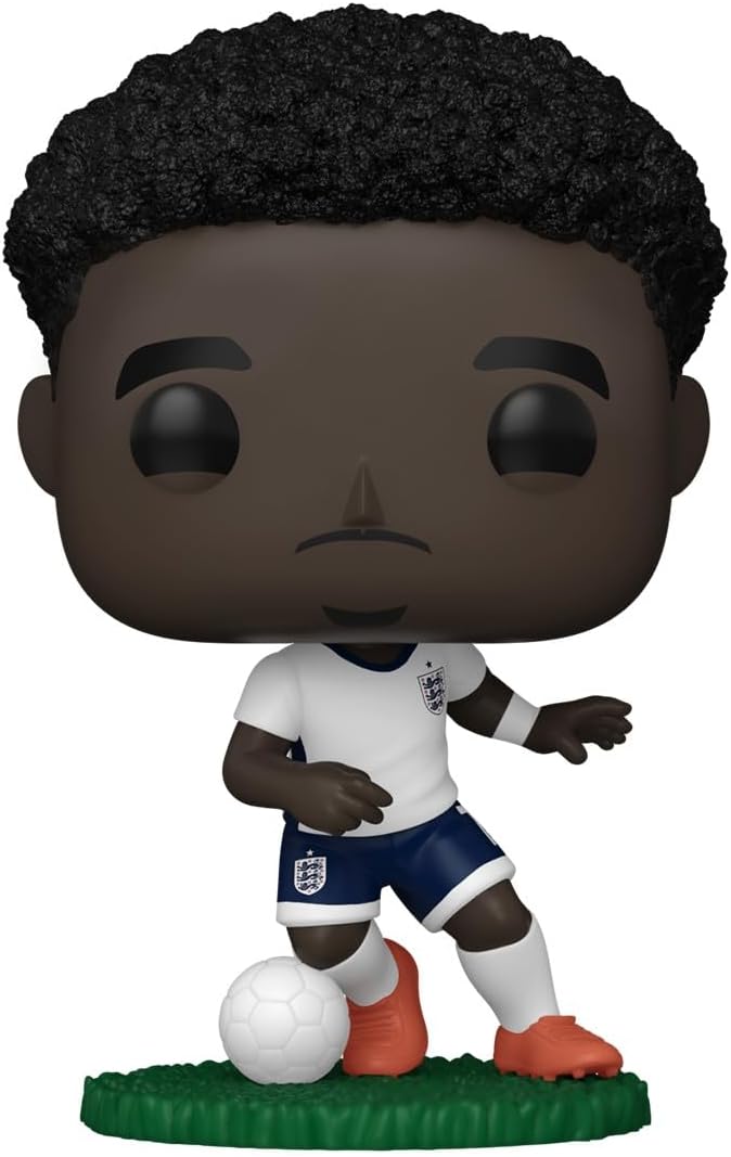 Funko Pop! Football: England - Bukayo Saka - World Cup 2026 - Collectable Vinyl Figure - Gift Idea - Official Merchandise - Toys for Kids & Adults - Sports Fans - Model Figure for Collectors