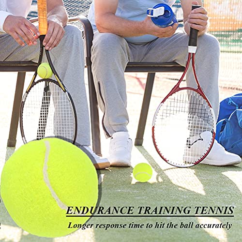 Foto von FOROREH 18 Stück Tennisbälle für Tennis & Freizeit, Tennis-Ball gelb Übungsbälle Hundespielzeugbälle mit Mesh Tragetasche für Kinder Erwachsene Übungs Haustiere Training