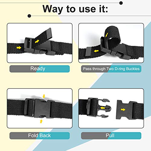 Sansths Canvas Belt For Women Extra Long Casual Belt With Flat Buckle For Jeans Dress M,Black #TOP3