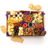 Nibble Charcuterie Deluxe Meat & Cheese Board for 4-5, Ready to Eat Charcuterie Board for Birthdays, Christmas, Thank You, Corporate Gifts