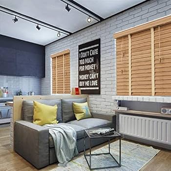 Stores Vénitiens En Bois Vénitiens Pour La Maison/bureau, Lattes En Bambou De 50 Mm, Mini