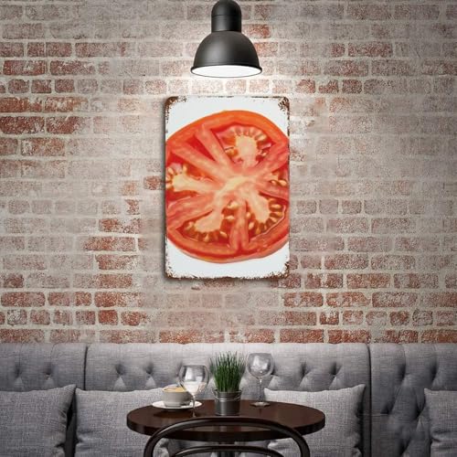 Tableau à suspendre en métal tomate de qualité supérieure pour salon élégant - 6