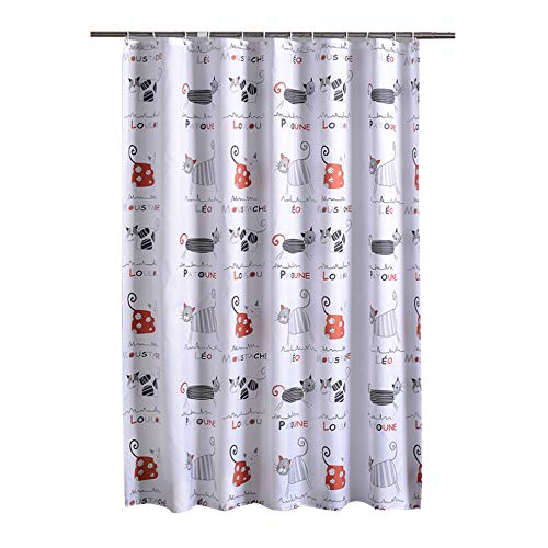 Rideau de douche haute qualité au fini textile premium pour douche moderne