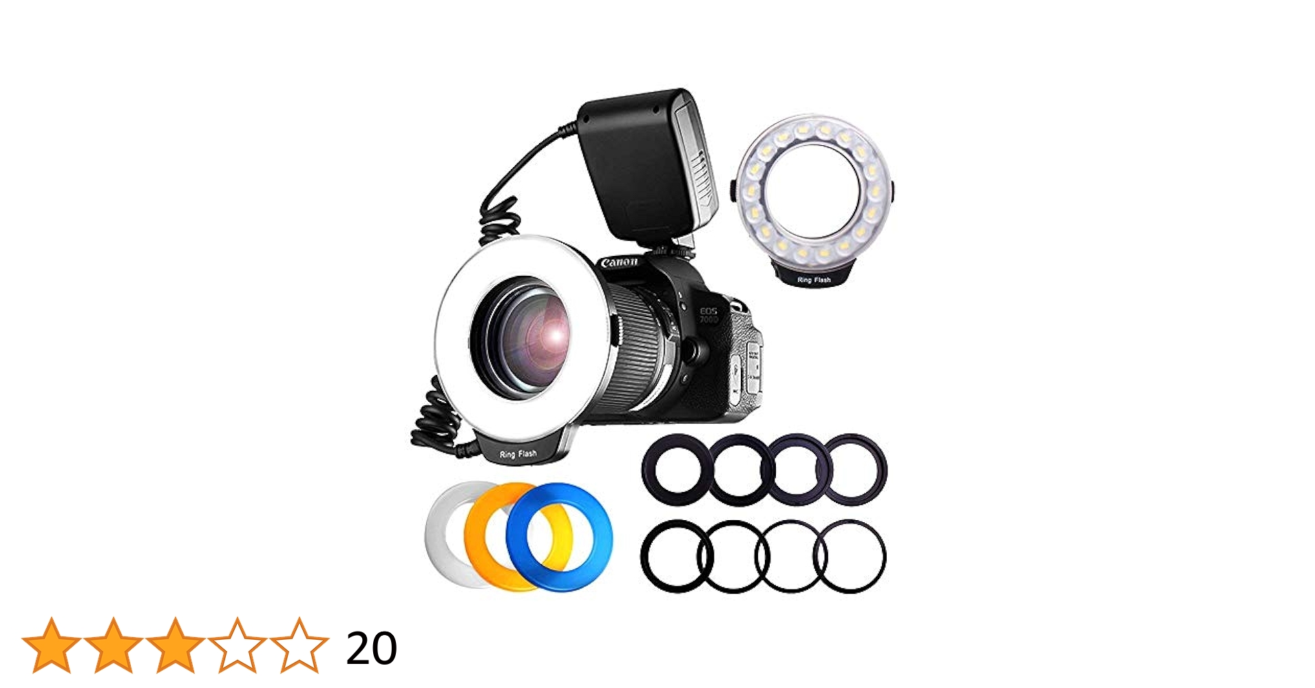 さま専用 接写専用 ストロボ LED 48球 カメラ 一眼レンズカメラ用 マクロ