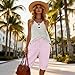 Pedal Pushers for Women 2026 Striped Linen Shorts Womens Colorful Holiday Cute Plain Light Weight Travel Beach Boho Shorts with Pockets Pinstripe Short Pants Stripe Capris for Women Pink