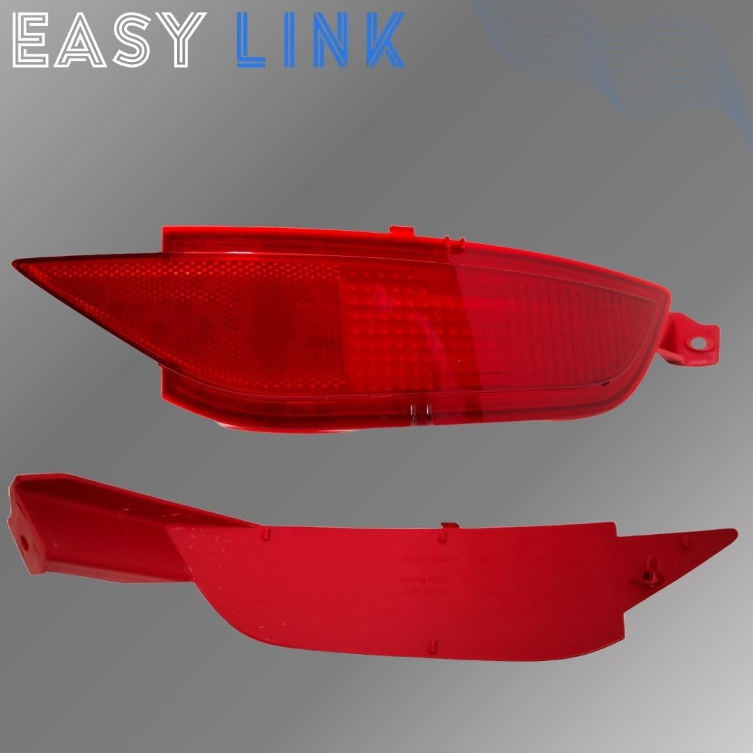Riflettore riflettore paraurti destro compatibile con Ford Fiesta Focus C-Max 1552730 1513163 8A6117A849AA