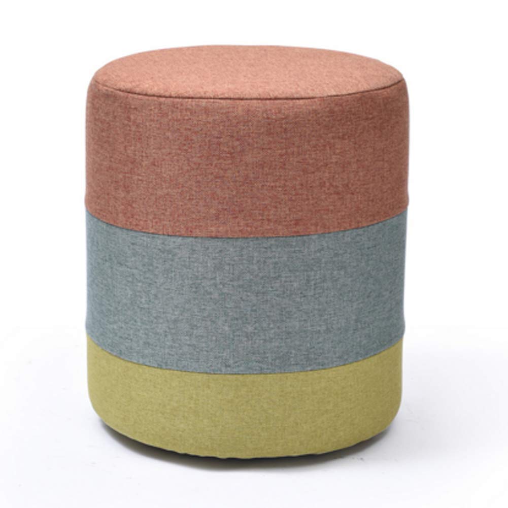 Tabouret rond et repose-pieds créatif pour votre coin lecture cocooning