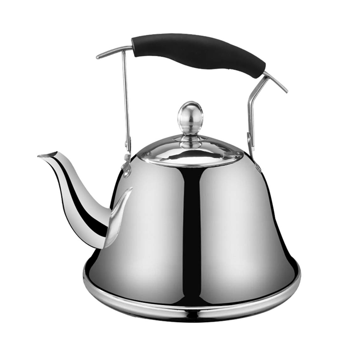 Théière sifflante cuisinière acier inoxydable grande capacité bouilloire inox