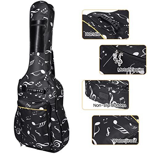 Étanche Oxford Guitar Bag 39/40 / 104.1cm Modèle de coque musicale rembourré Sac de voyage en nylon pour guitare… - Les Beatles, Paul McCartney, John Lennon, RIngo Starr, George Harrison Étanche Oxford Guitar Bag 39/40 / 104.1cm Modèle de coque musicale rembourré Sac de voyage en nylon pour guitare… – Image 7