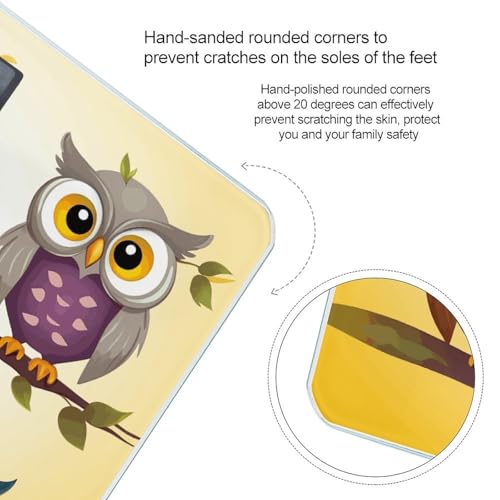 Báscula digital Owls Birds para peso corporal hasta 180 kg miniatura 4