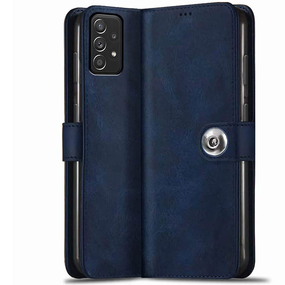 TheGiftKart Flip Back Cover Case for Samsung Galaxy A23 4G / A23 5G | Genuine Leather Finish | Inbuilt Pockets & Stand | Flip Cover Back Case for Samsung Galaxy A23 4G / A23 5G (Blue) (B09XMW2FWT) Amazon Price History, Amazon Price Tracker