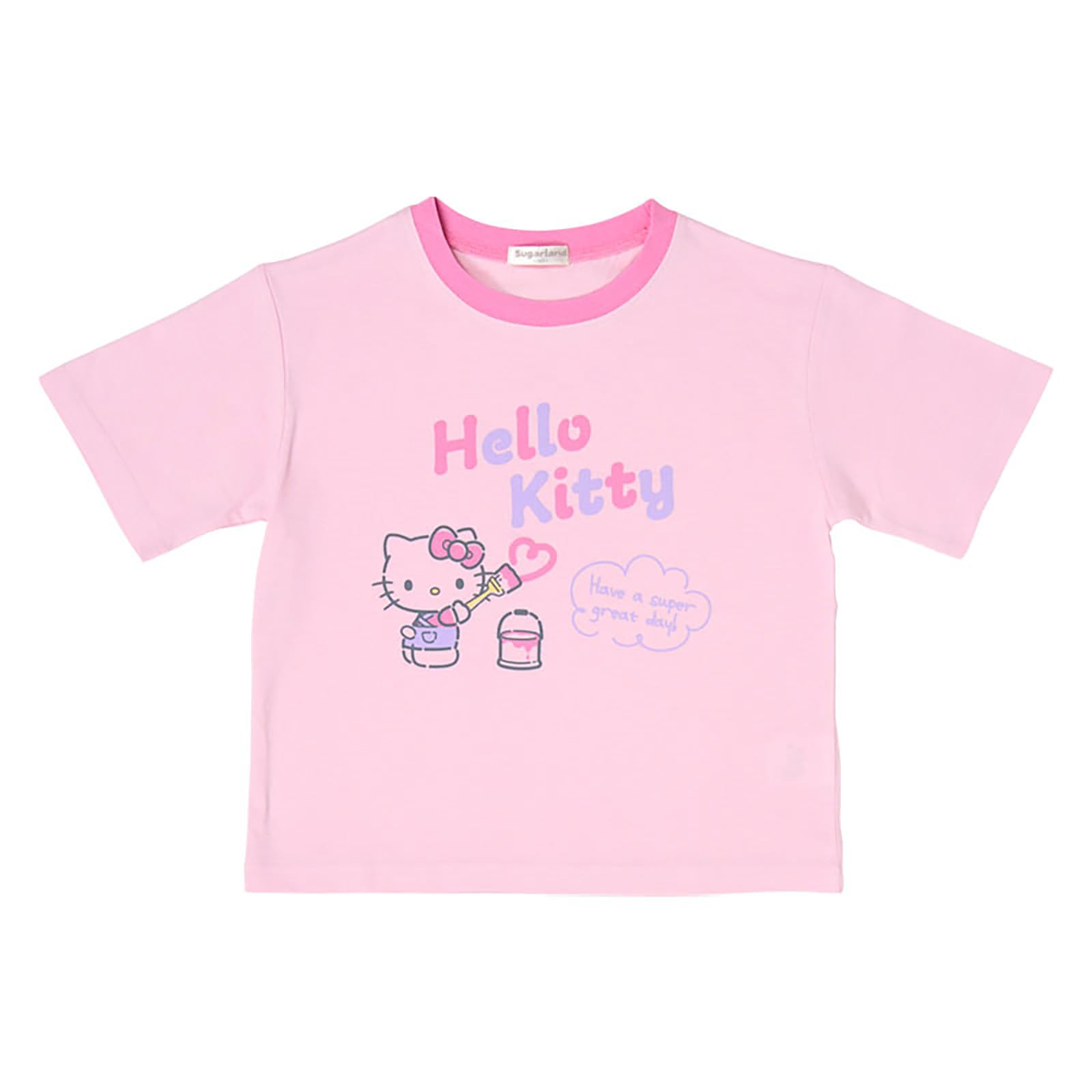 Amazon.co.jp: サンリオ(SANRIO) キッズ半袖Tシャツ ハローキティ