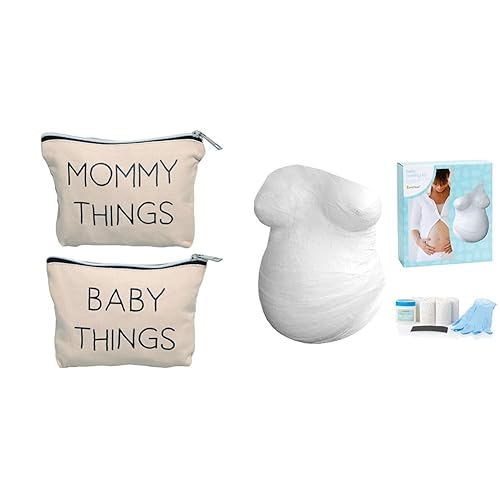 Miniatura 9 de Pearhead Juego de 3 bolsas de 3 piezas, Change Me, Feed Me, Dress Me con cremallera, artículos esenciales para bebés, accesorios para bolsa de