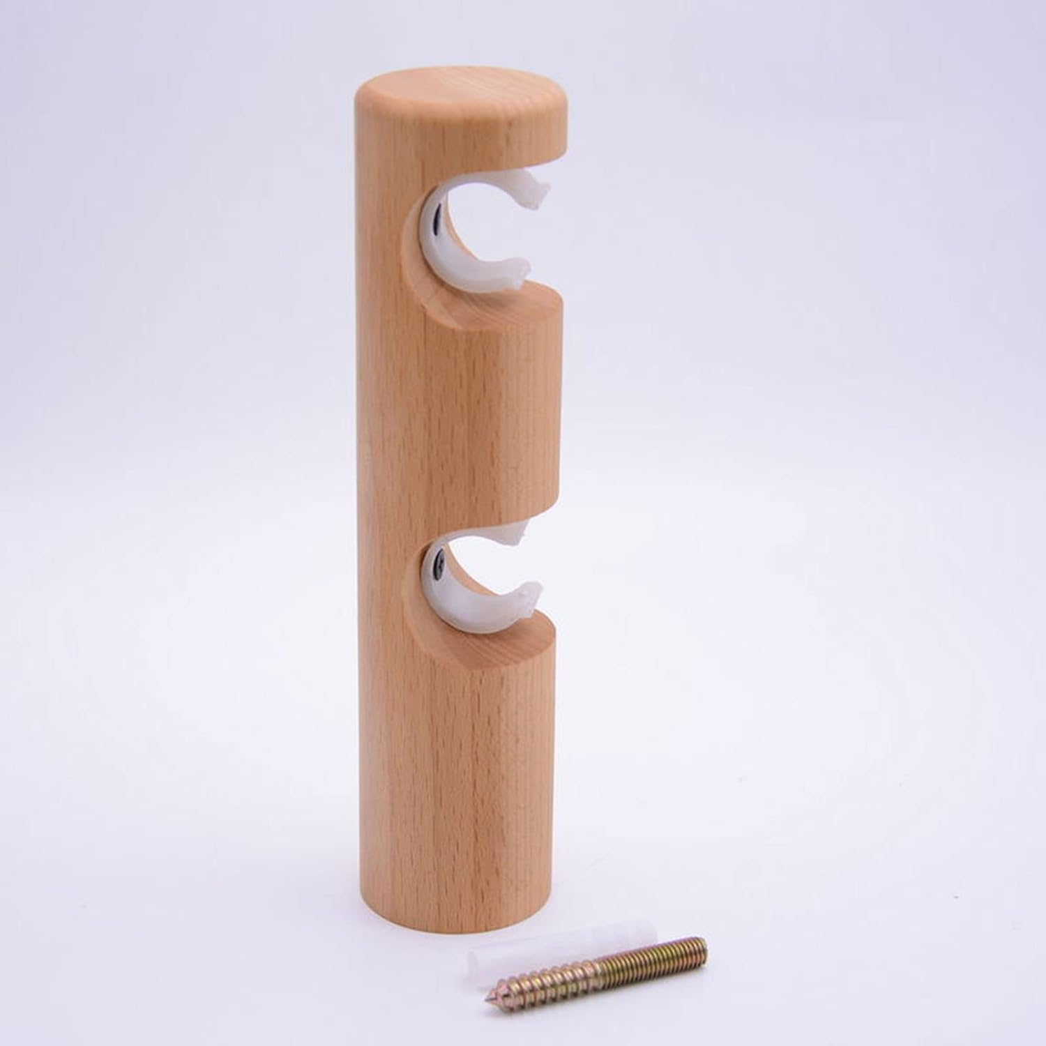 Solid Curtain Rod Bracket Wall Holder Thickened Buckle Curtain Rod Bracket for Wall Curtain Rods Brackets Curtain Rod Holders,b